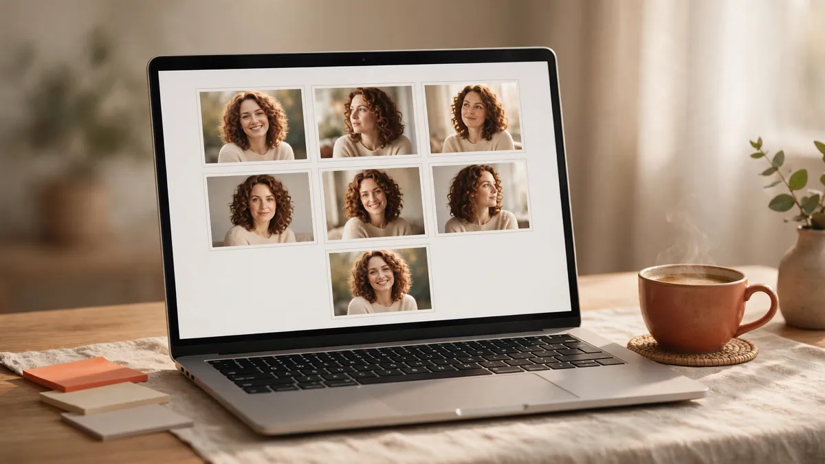 A weekly content plan for an AI influencer