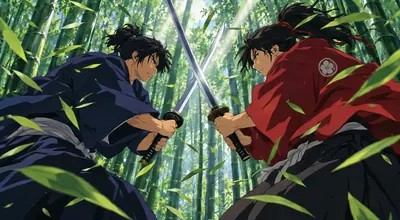 The two samurai clash: a 5 second 720p FLUX 3 Max clip with sound