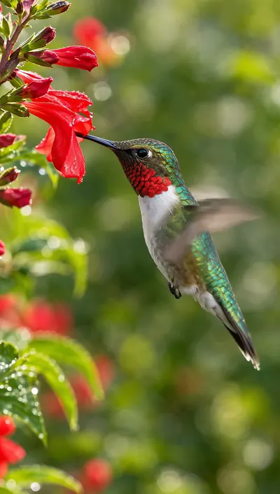 The hummingbird hovers at: a 5 second 1080p FLUX 3 Max clip with sound