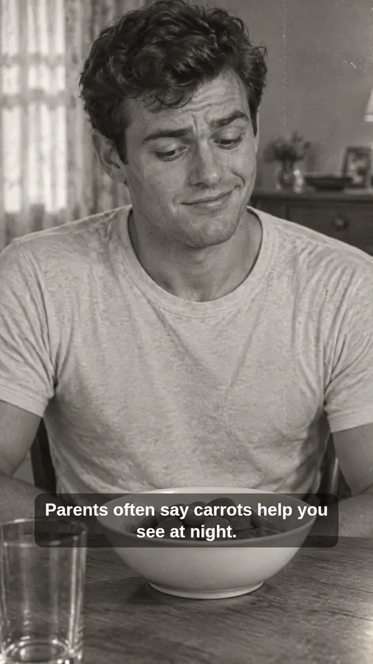 Do carrots help you see in the dark?, made with Reel Factory