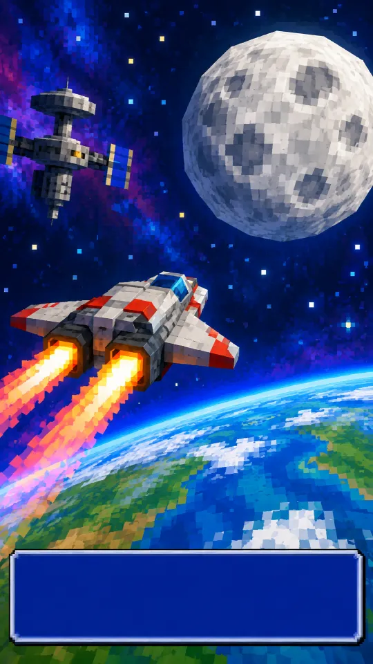 Pixel Quest Cosmos: a picture of the style