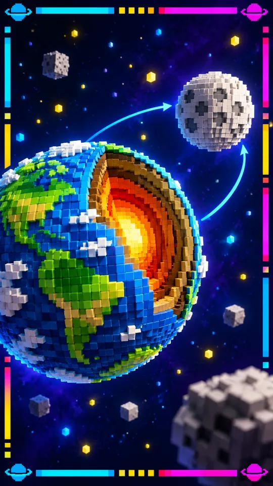 Blocky Planet Lab: a picture of the style