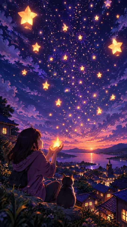 Violet Dusk Numbers: a picture of the style