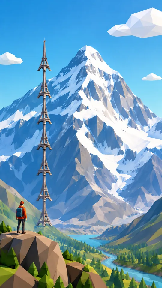 Polygon Giants: a picture of the style