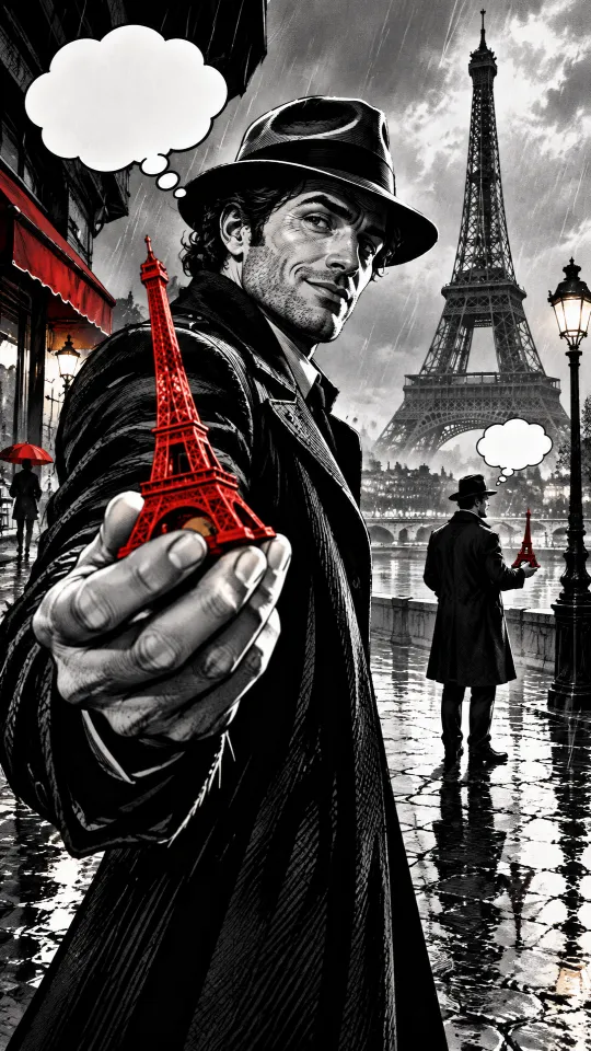 Rainy Ink Noir: a picture of the style
