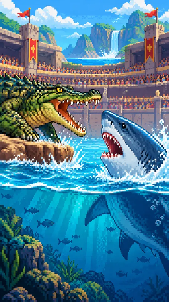 Pixel Arena: a picture of the style