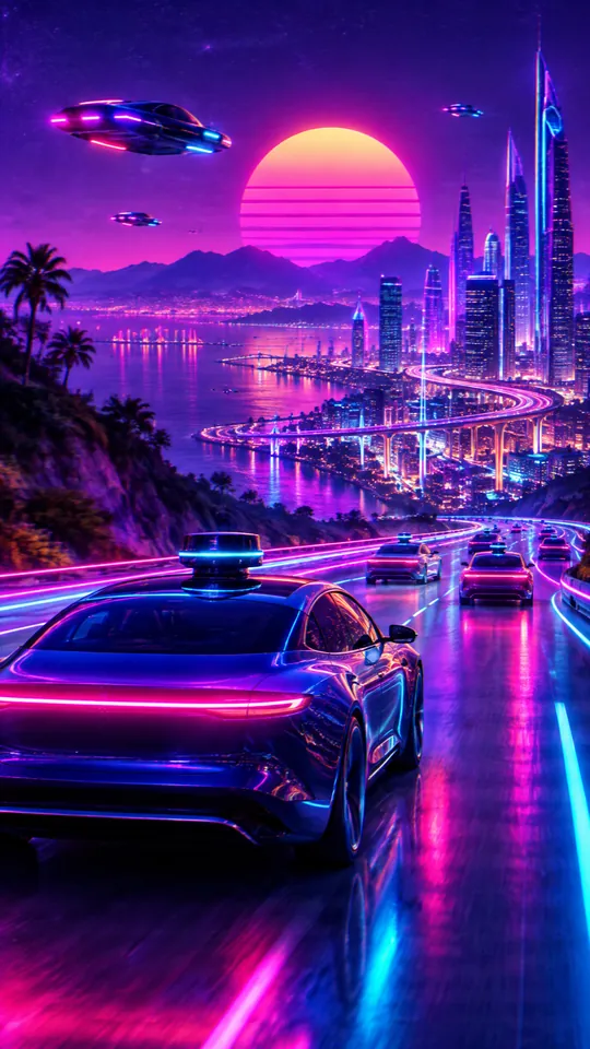 Neon Horizon: a picture of the style