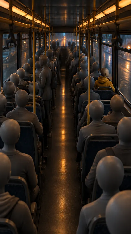 Mannequin crowd what if: a picture of the look